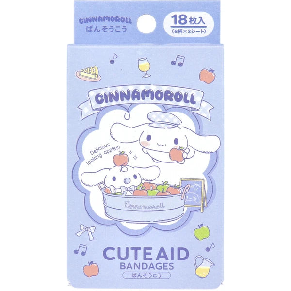 日本製, Sanrio玉桂狗急救膠布(18片裝)