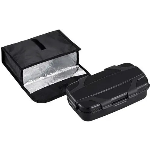 日本製,連保溫袋便當盒