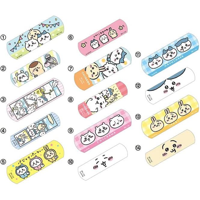 日本製, Bandai Chiikawa急救膠布 (18枚)