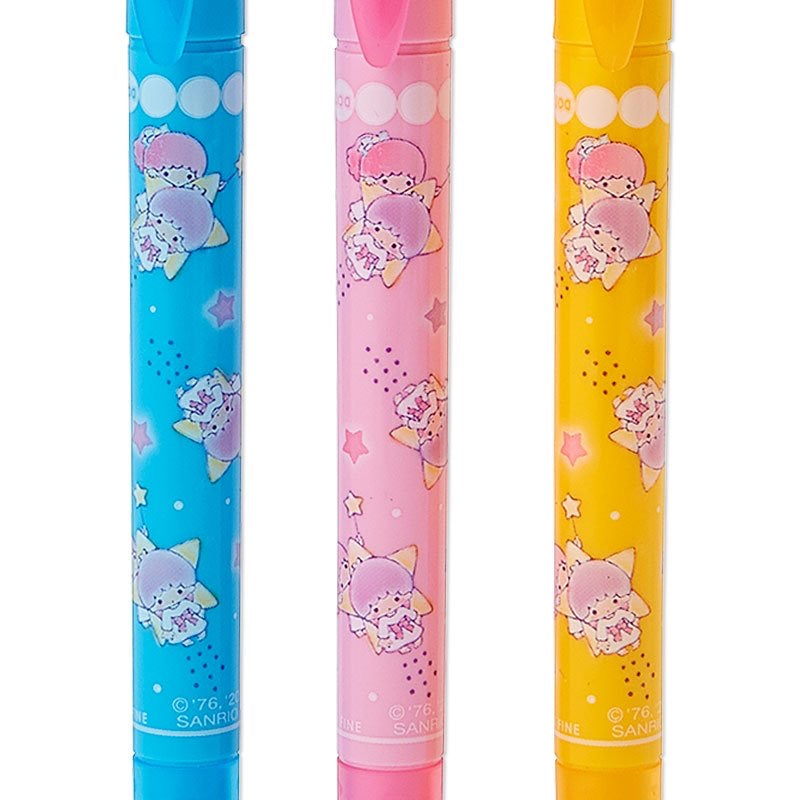 日本製,蜻蜓牌Little Twin Stars雙頭標記筆(三色套裝)