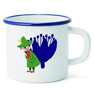 日本Moomin 富士7cm搪瓷杯(史力奇)