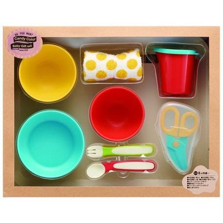 日本制,嬰兒餐具用品禮盒套裝