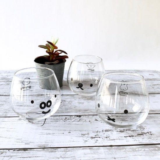 日本製,Miffy不倒翁玻璃杯