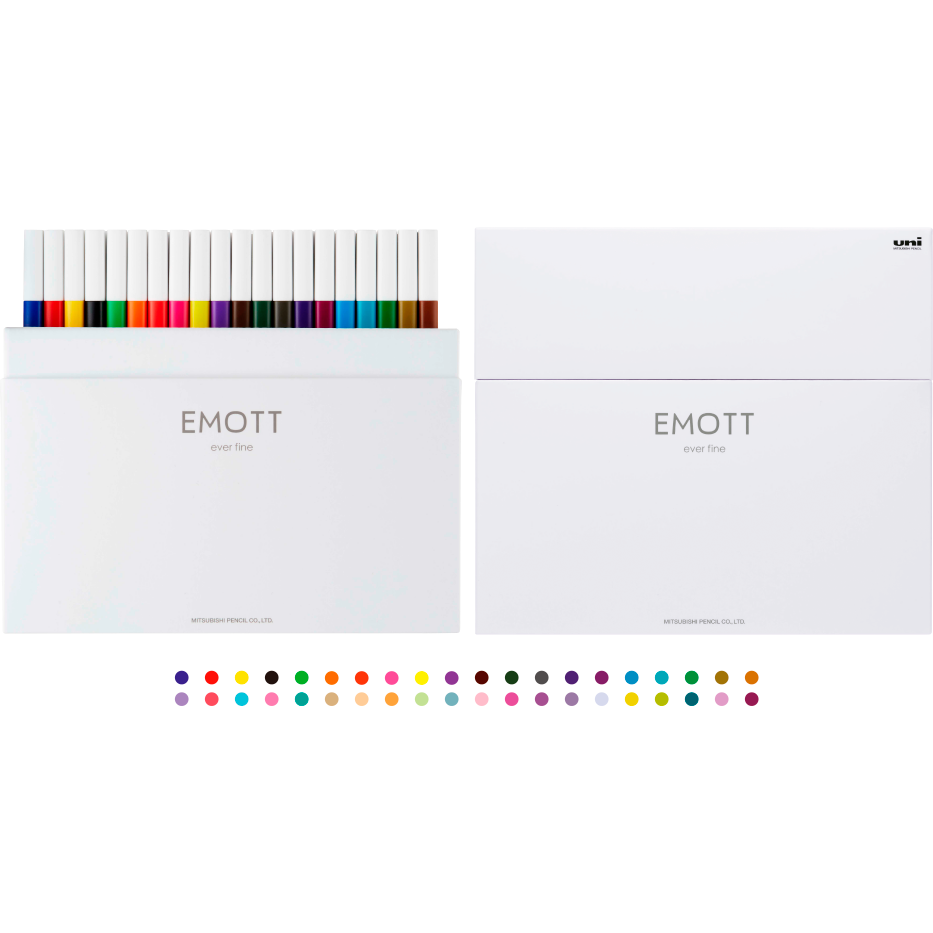 日本製 - Uni 三菱 EMOTT 40色套裝
