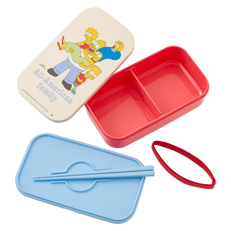 日本製,The Simpsons 午餐盒連筷子套裝