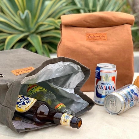 日本Olive塗蠟帆布午餐袋