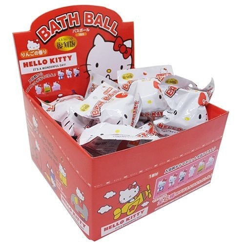 日本復刻版Hello Kitty內有公仔入浴波波(蘋果味)