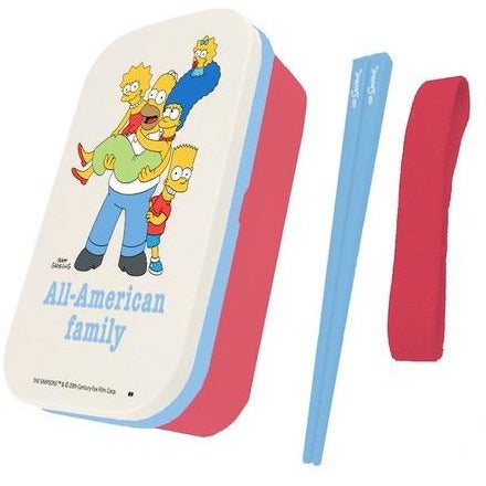 日本製,The Simpsons 午餐盒連筷子套裝