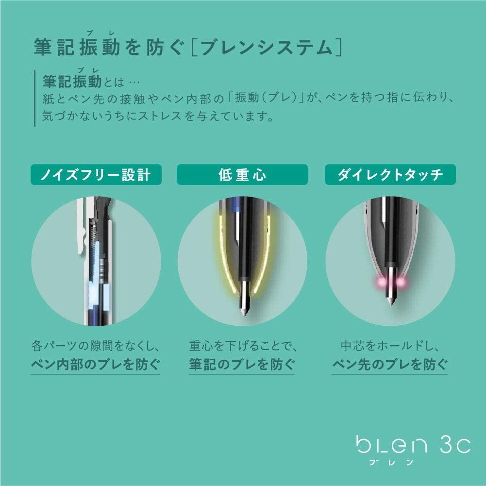 日本製 ZEBRA BLen 3C 原子筆3色版 latte限定色