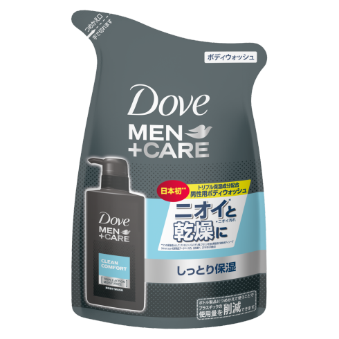 日本製 - Dove Men+Care 男士清潔舒適保濕型沐浴露 補充裝