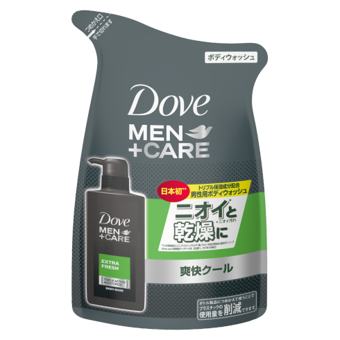 日本製 - Dove Men+Care 男士清新海洋香氣沐浴露 補充裝