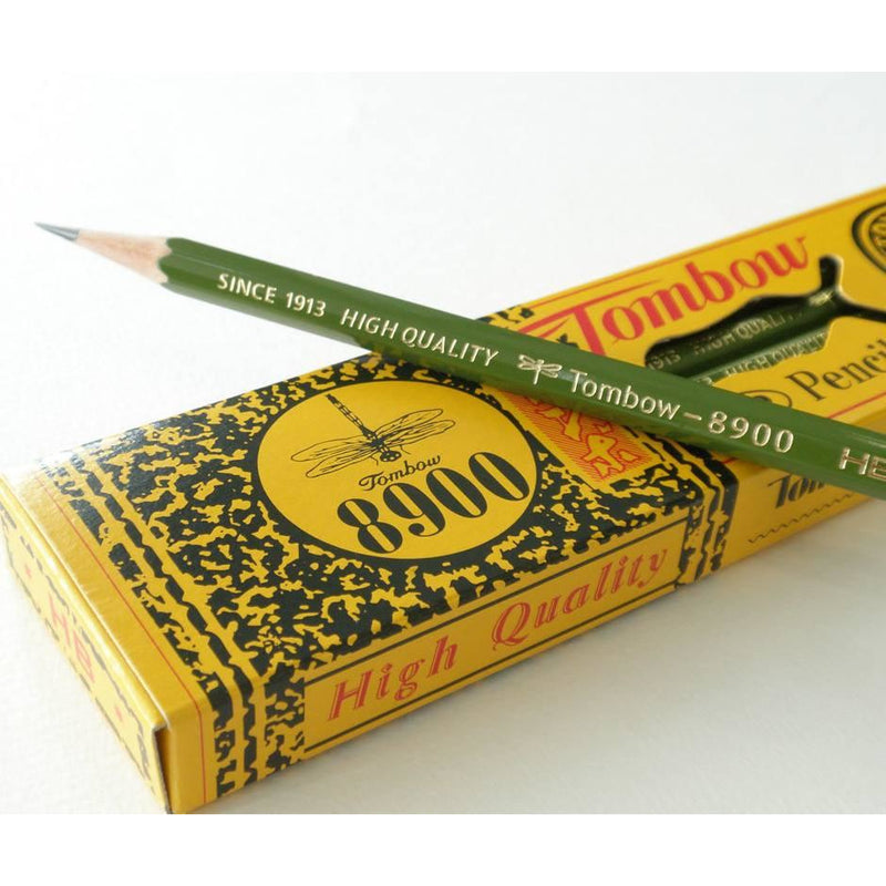 日本 Tombow 蜻蜓牌 懷舊鉛筆 8900 一盒12支