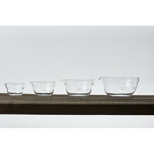 日本製 - HARIO 深型耐熱玻璃有嘴調理碗 - 4件裝