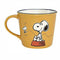 日本製，Snoopy 復古搪瓷杯（黃色）