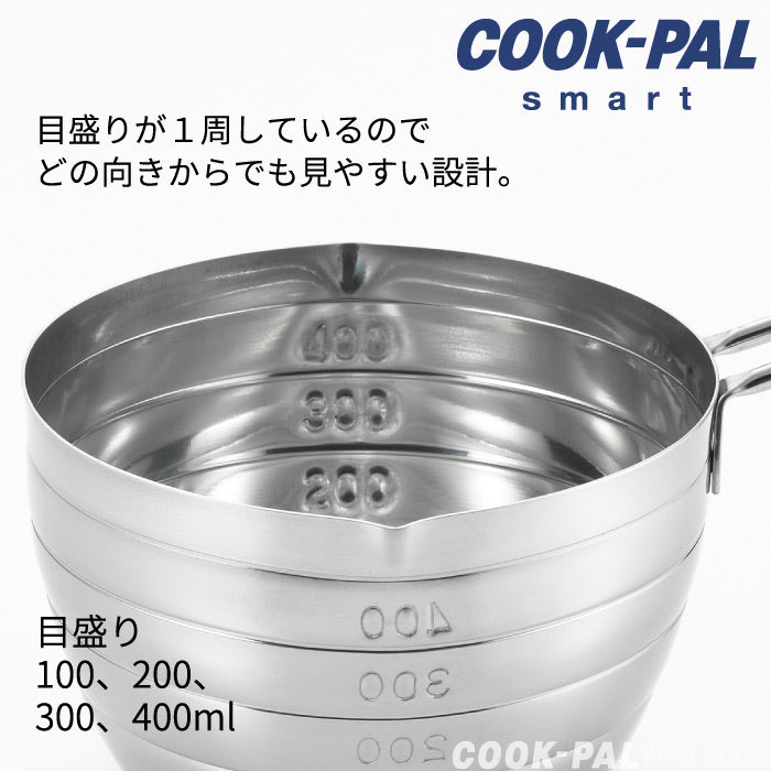 日本制，Cook Pal 不鏽鋼量杯