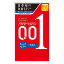 岡本0.01 (日本版) 增量潤滑劑 PU超薄安全套 (3個裝)