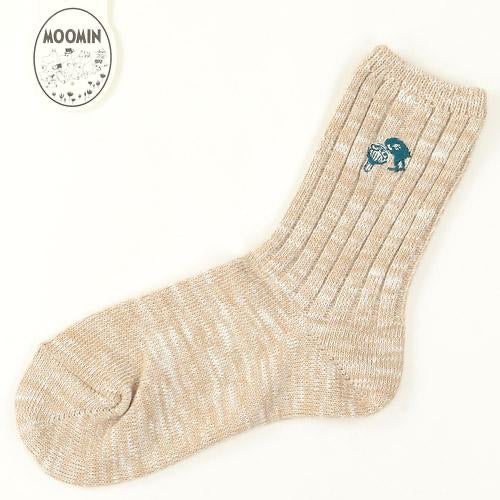 日本Moomin亞美淨色襪