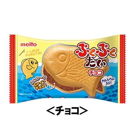 日本製，Meito鯛魚朱古力餅