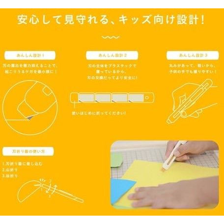日本製，兒童用安全𠝹刀、刀片