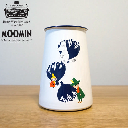 日本Moomin富士搪瓷工具罐