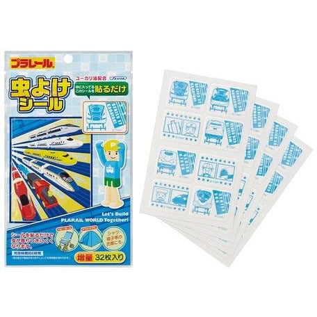 日本製，新幹線 驅蚊貼（32片裝）