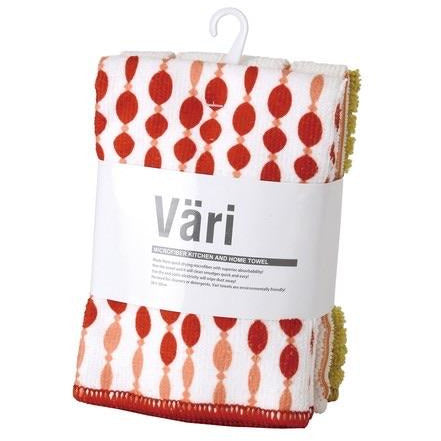 日本Vari  Micro 一套3塊裝超強吸水抹布(條紋粉紅）