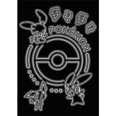 日本製，Pokemon黑紙塡色冊