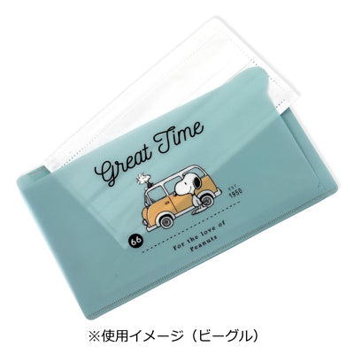 日本製 - Snoopy抗菌加工口罩袋