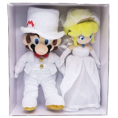 日本Mario & Peach 婚禮公仔
