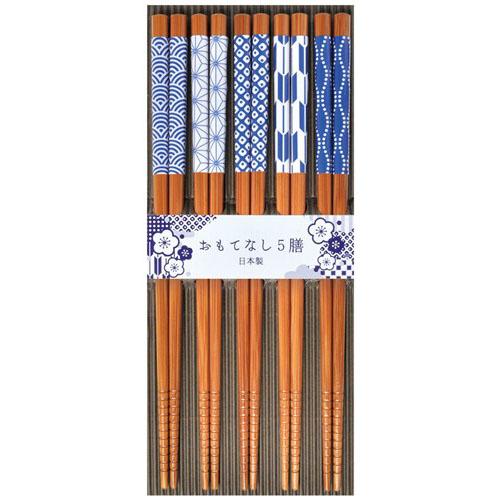 日本製，迎賓圖騰吉祥筷子套裝