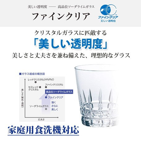 日本製，東洋佐佐木搖擺酒杯套裝320ml (2個裝）