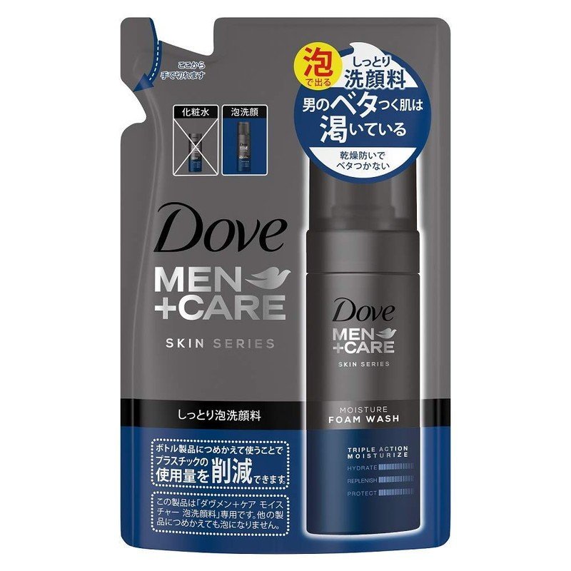 日本製 - Dove Men+Care 男士潔面泡沫 補充裝 120mL