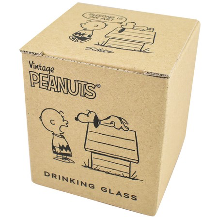 日本製 【PEANUTS】HOUSE 玻璃杯